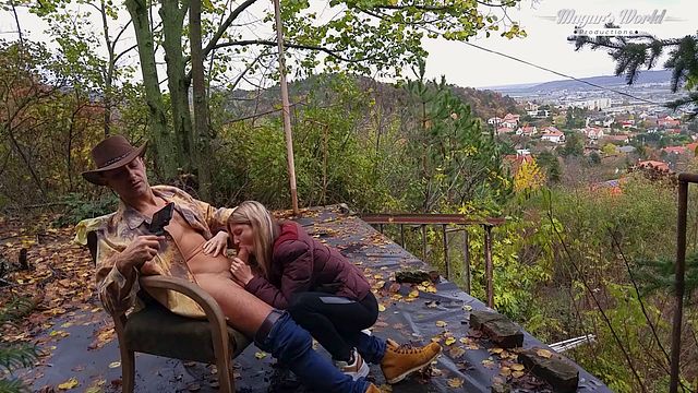 Gina Gerson dışarıda amını sikti